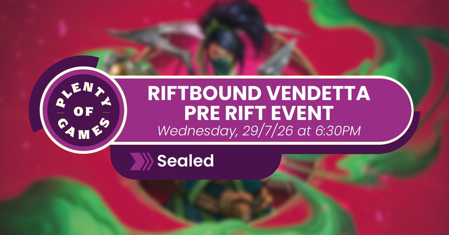 Riftbound Vendetta Pre-Rift Event (Wednesday)