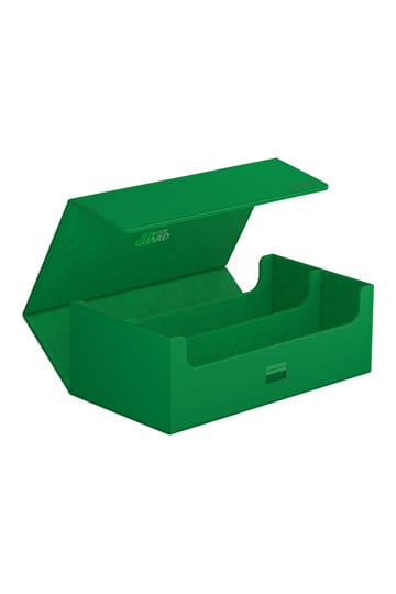 Ultimate Guard Arkhive Flip Case 800+ Standard Size XenoSkin Monocolour Green Deck Box
