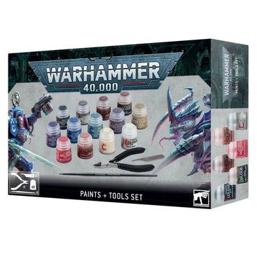 60-12 Warhammer 40,000 Paints + Tools Set