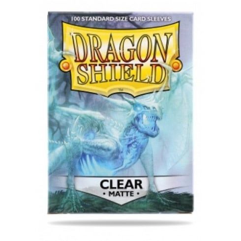 Dragon Shield Sleeves - Box 100 - Clear MATTE
