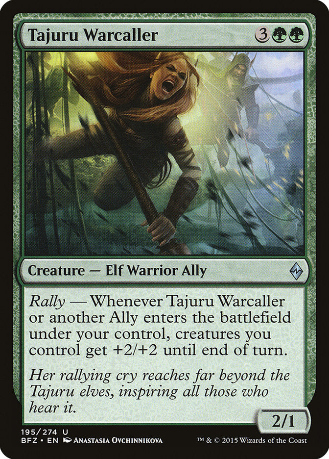 Tajuru Warcaller [Battle for Zendikar] Foil