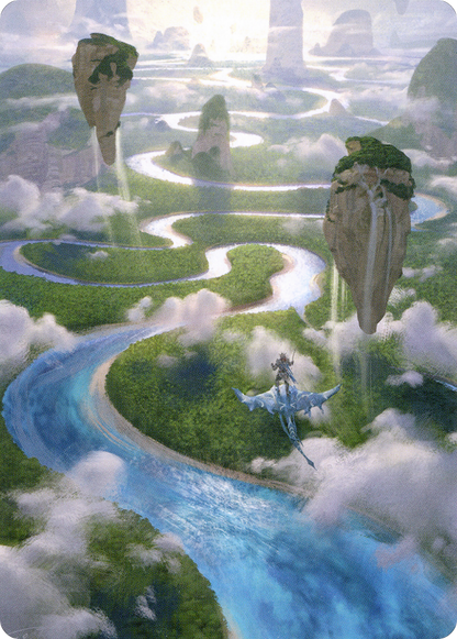 Clearwater Pathway // Clearwater Pathway  [Zendikar Rising Art Series] (Borderless)