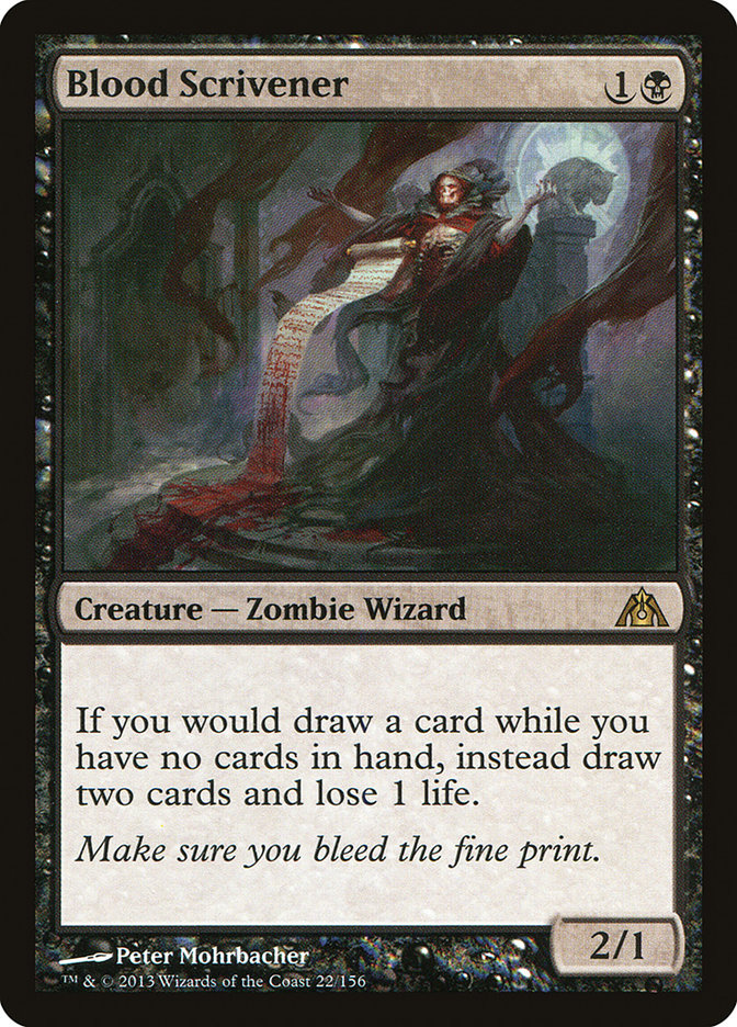 Blood Scrivener [Dragon's Maze] Foil