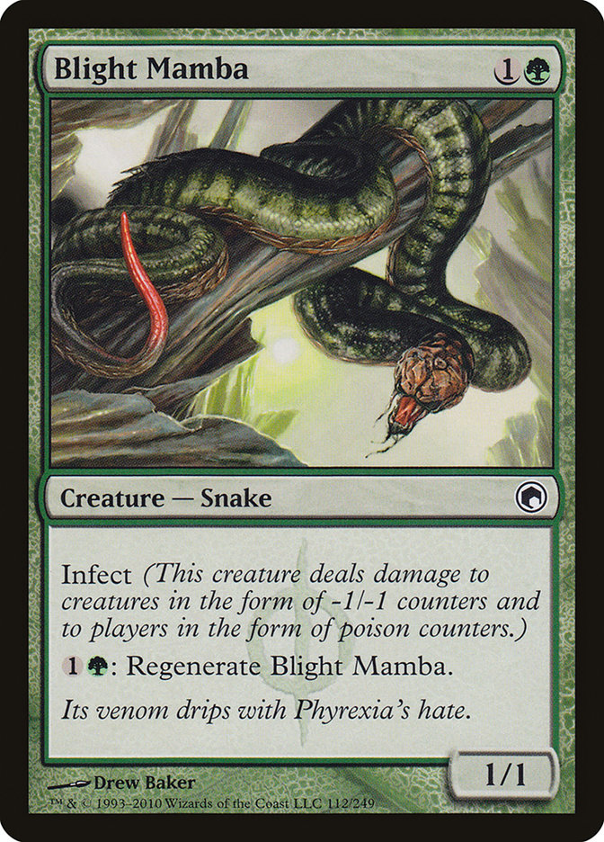 Blight Mamba [Scars of Mirrodin] Foil