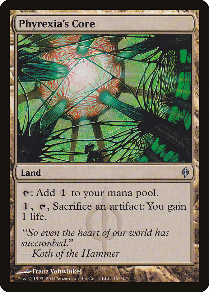 Phyrexia's Core [New Phyrexia] Foil