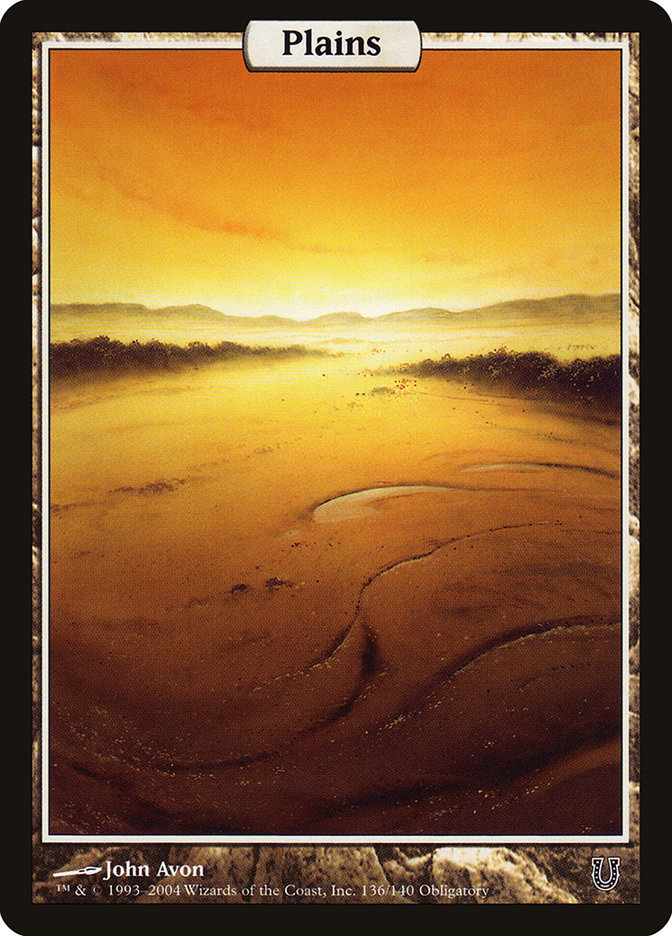Plains (136) [Unhinged] Foil