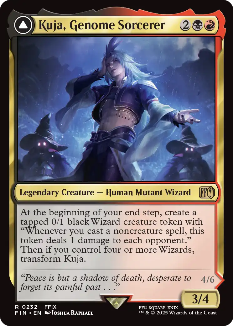 Kuja, Genome Sorcerer // Trance Kuja, Fate Defied [FINAL FANTASY] Foil