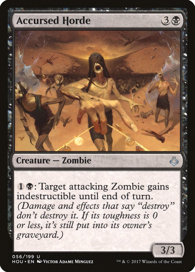 Accursed Horde [Hour of Devastation] Foil