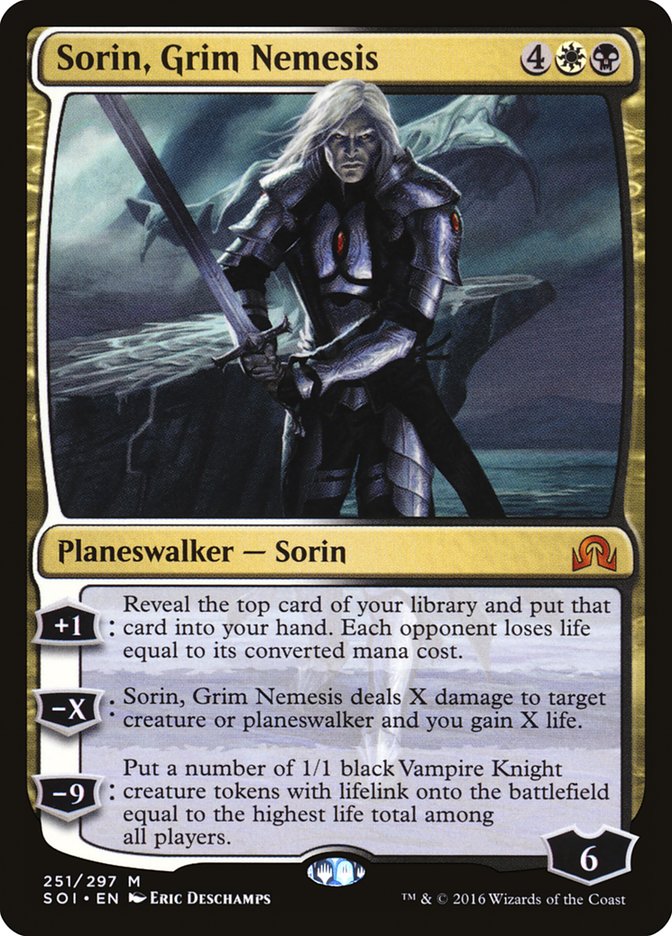 Sorin, Grim Nemesis [Shadows over Innistrad] Foil
