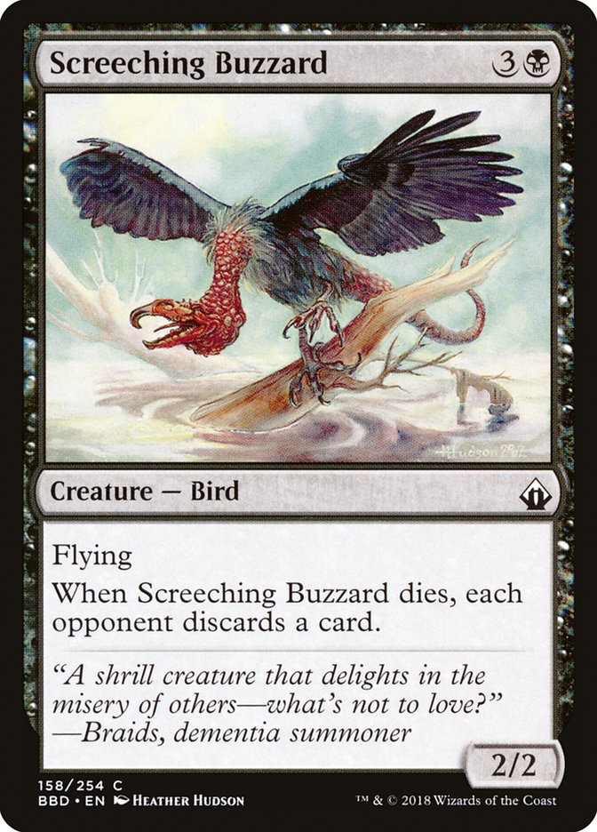 Screeching Buzzard [Battlebond] Foil