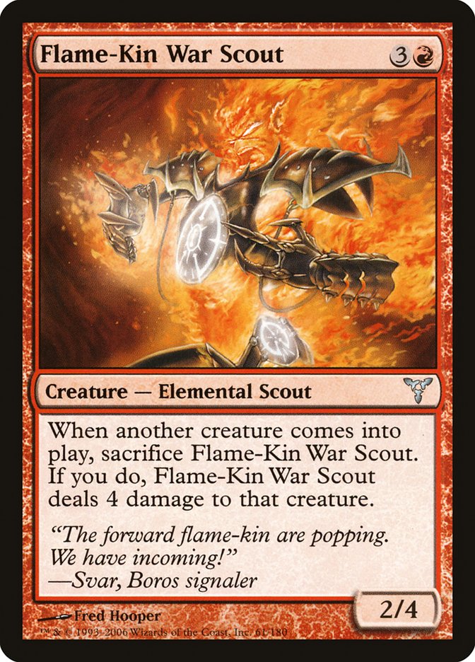 Flame-Kin War Scout [Dissension] Foil