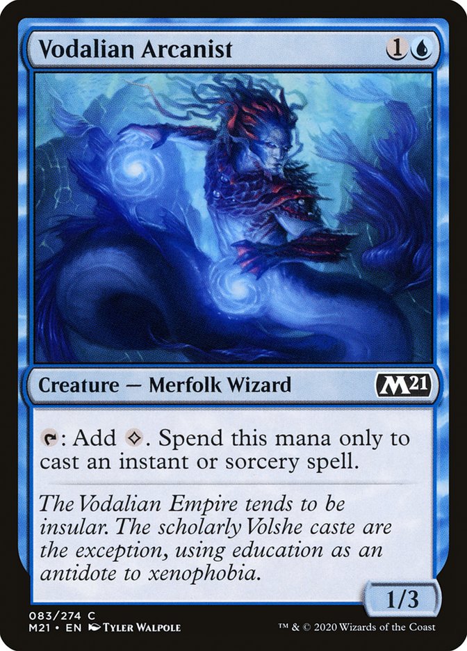 Vodalian Arcanist [Core Set 2021] Foil