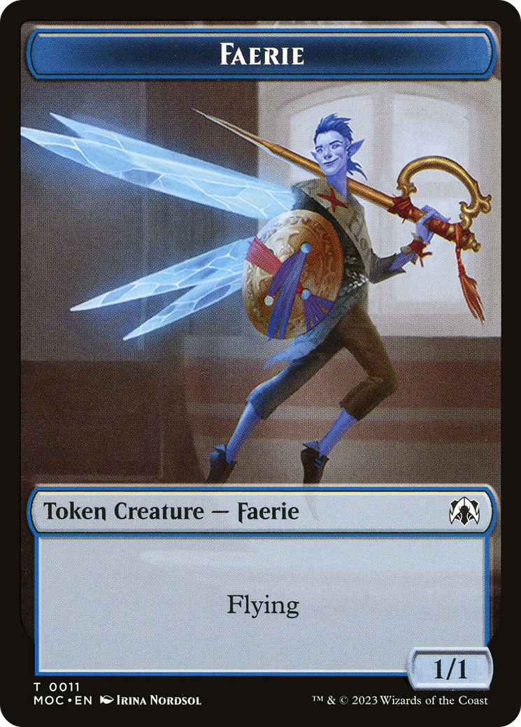 Faerie  [March of the Machine Commander Tokens]