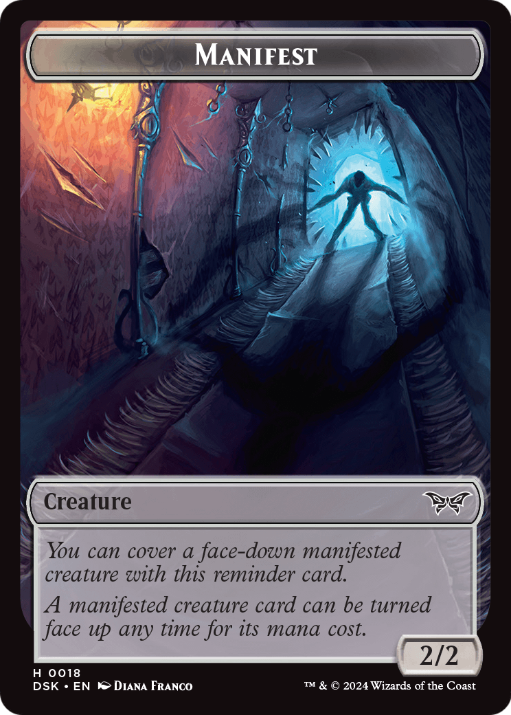 Manifest  [Duskmourn: House of Horror Tokens]