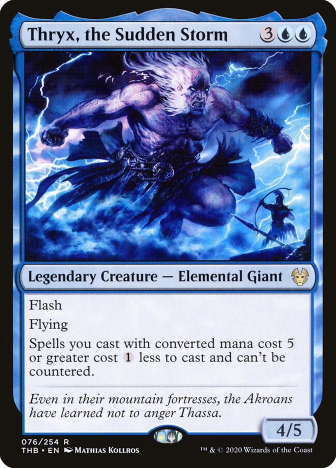 Thryx, the Sudden Storm [Theros Beyond Death] Foil