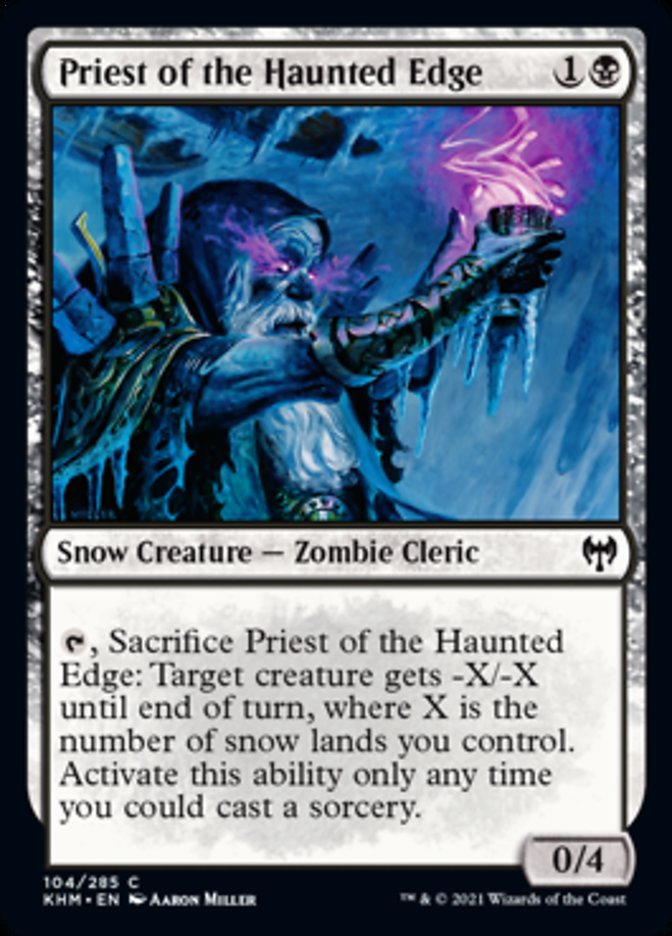 Priest of the Haunted Edge [Kaldheim] Foil