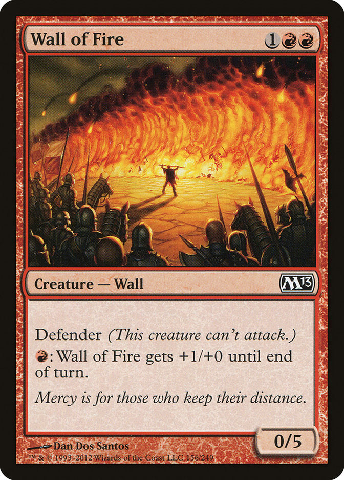 Wall of Fire [Magic 2013] Foil