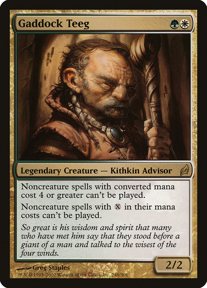 Gaddock Teeg [Lorwyn] Foil