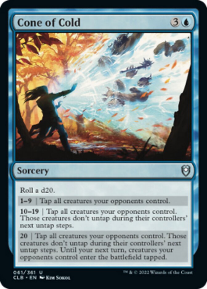 Cone of Cold [Commander Legends: Battle for Baldur's Gate] Foil