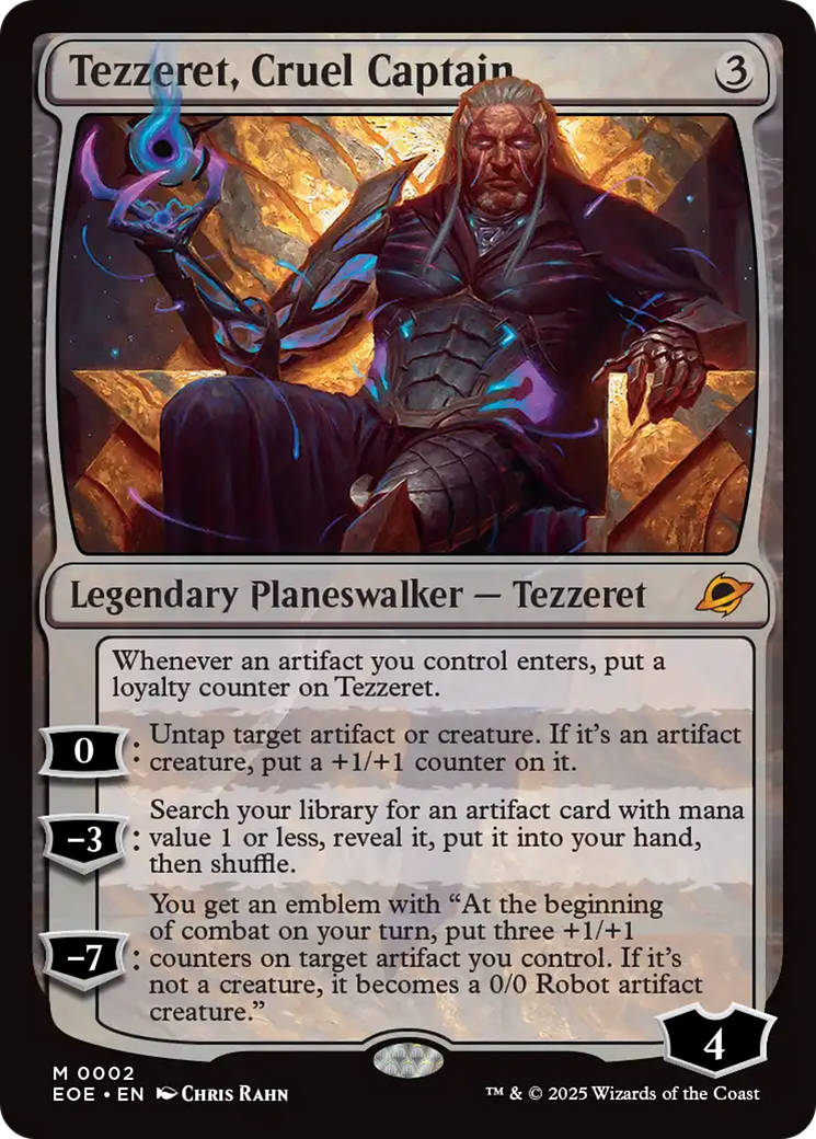 Tezzeret, Cruel Captain [Edge of Eternities] Foil