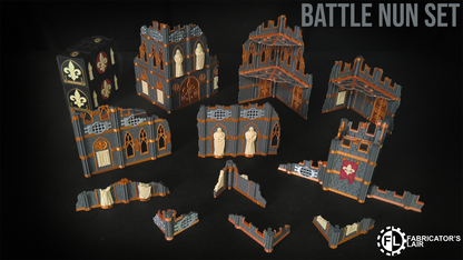11th Edition Folding Terrain - Battle Nun Set (Made to Order)