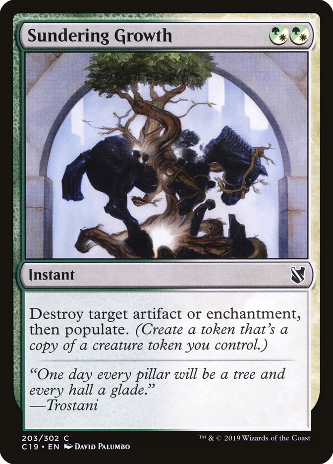 Sundering Growth [Commander 2019] Foil