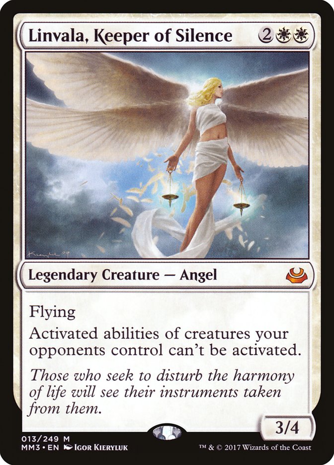 Linvala, Keeper of Silence [Modern Masters 2017] Foil