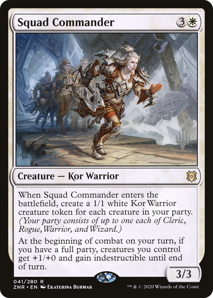 Squad Commander (Promo Pack) [Zendikar Rising Promos] Foil