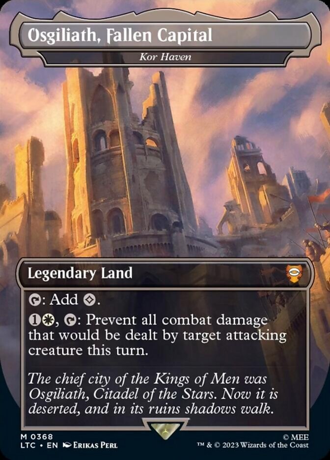 Osgiliath, Fallen Capital - Kor Haven [The Lord of the Rings: Tales of Middle-Earth Commander] Foil