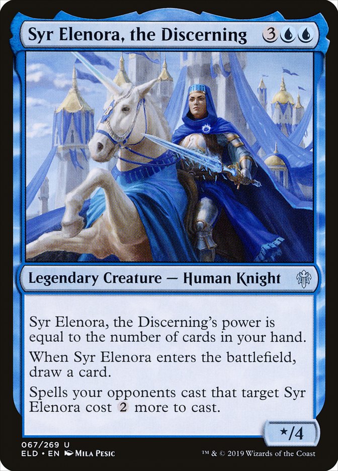 Syr Elenora, the Discerning [Throne of Eldraine] Foil