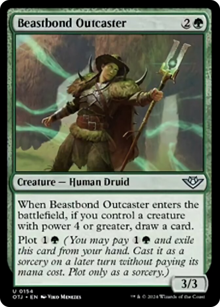 Beastbond Outcaster [Outlaws of Thunder Junction] Foil