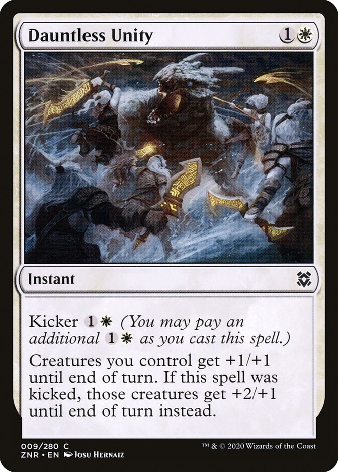 Dauntless Unity [Zendikar Rising] Foil