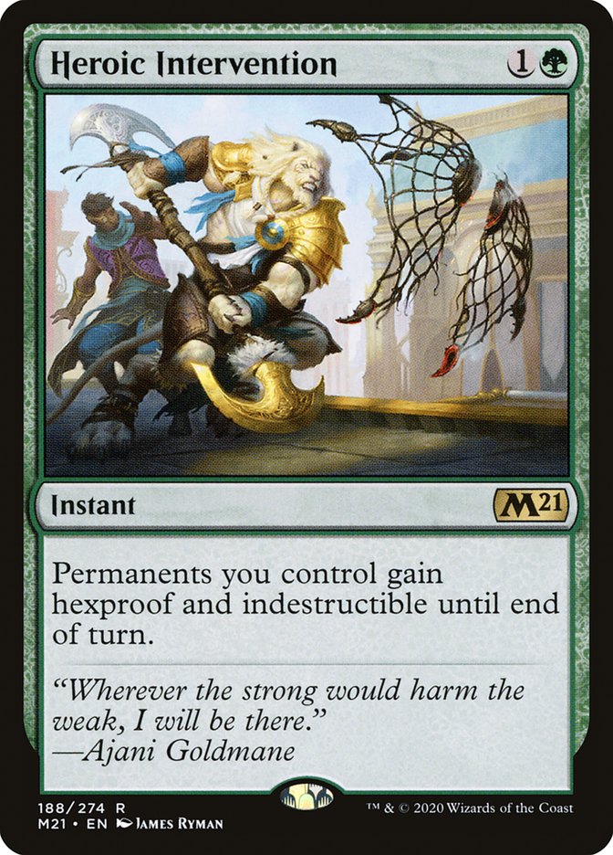 Heroic Intervention [Core Set 2021] Foil