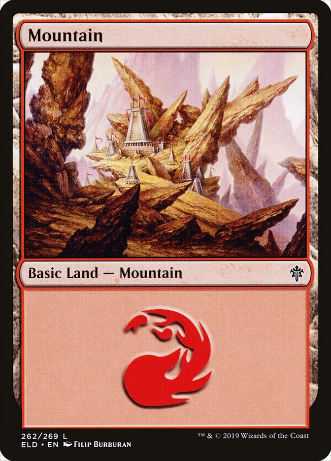 Mountain (262) [Throne of Eldraine] Foil