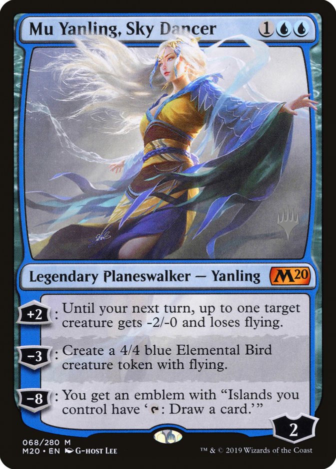 Mu Yanling, Sky Dancer (Promo Pack) [Core Set 2020 Promos] Foil