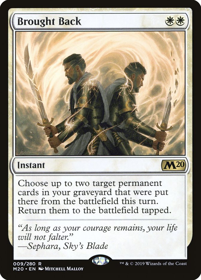 Brought Back [Core Set 2020] Foil