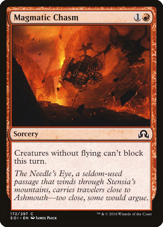 Magmatic Chasm [Shadows over Innistrad] Foil