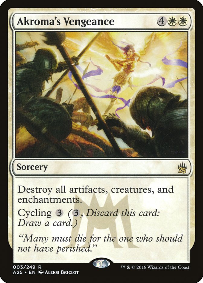 Akroma's Vengeance [Masters 25] Foil