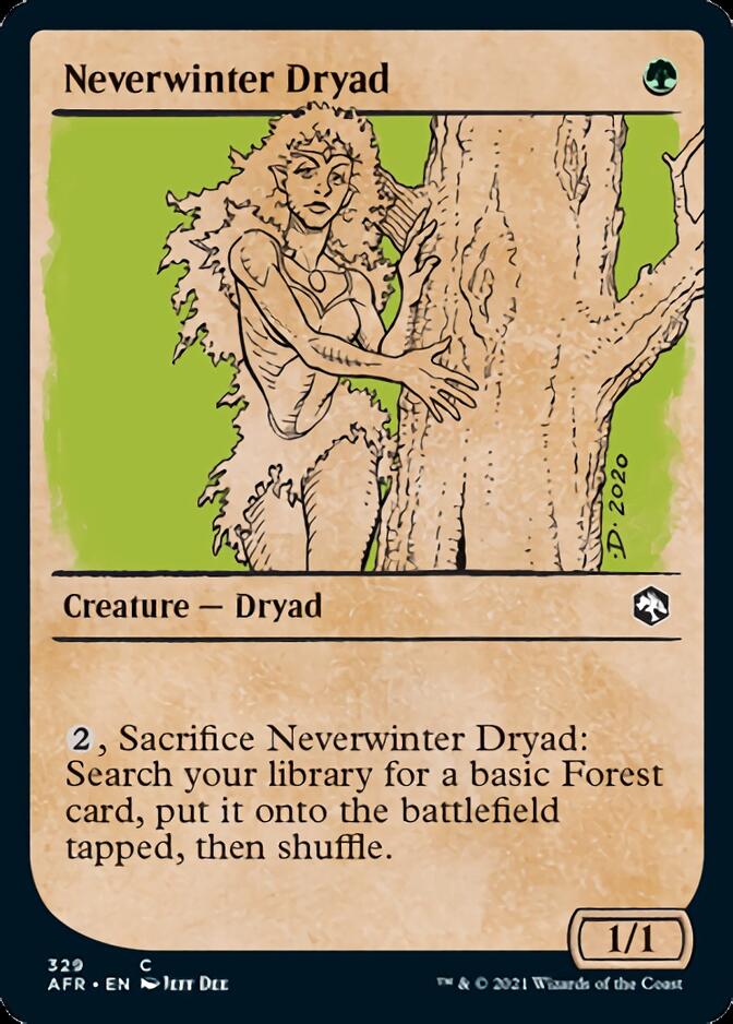 Neverwinter Dryad (Showcase) [Dungeons & Dragons: Adventures in the Forgotten Realms] Foil