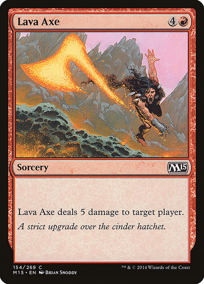 Lava Axe [Magic 2015] Foil