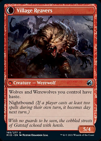 Village Watch // Village Reavers [Innistrad: Midnight Hunt] Foil