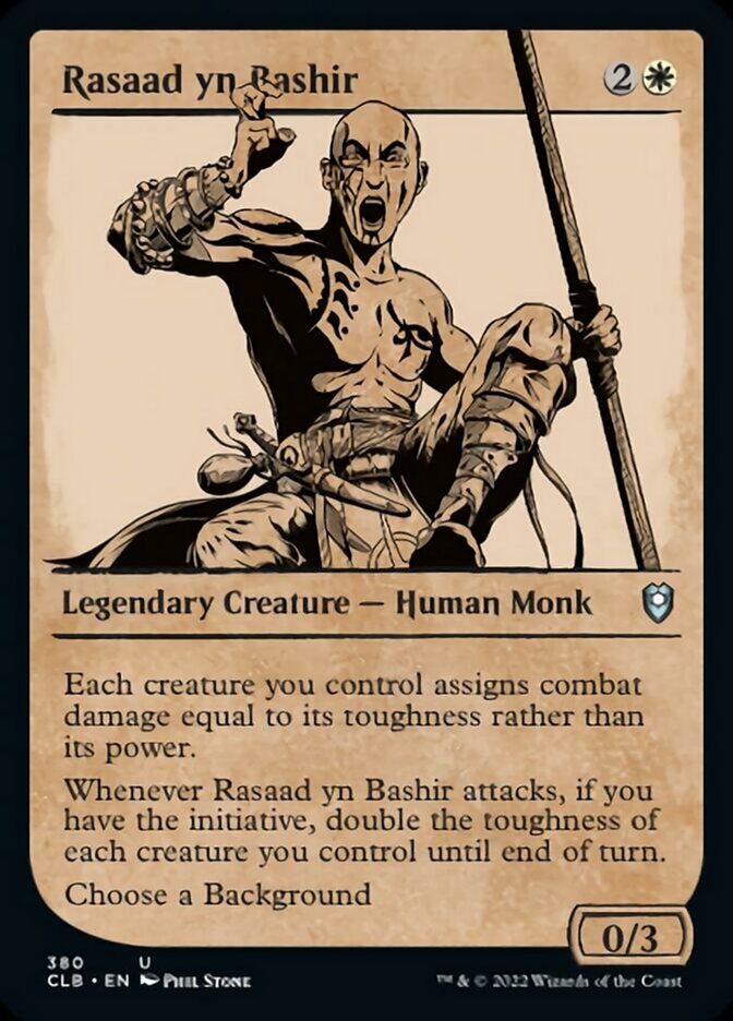 Rasaad yn Bashir (Showcase) [Commander Legends: Battle for Baldur's Gate] Foil
