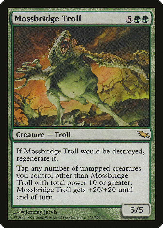 Mossbridge Troll [Shadowmoor] Foil
