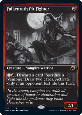Falkenrath Pit Fighter [Innistrad: Double Feature] Foil