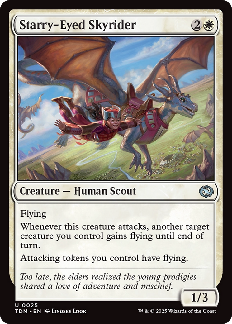 Starry-Eyed Skyrider [Tarkir: Dragonstorm] Foil