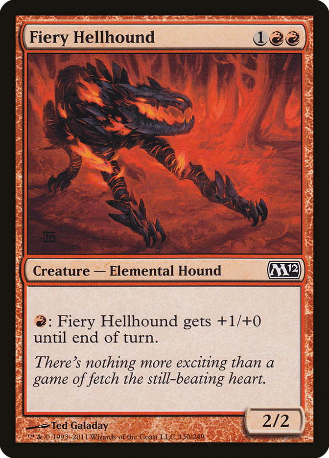 Fiery Hellhound [Magic 2012] Foil