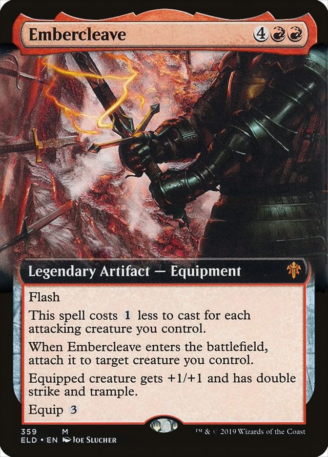 Embercleave (Extended Art) [Throne of Eldraine] Foil