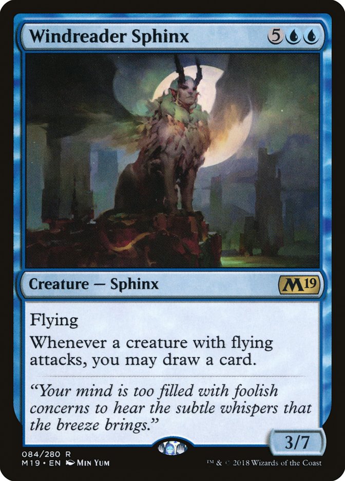 Windreader Sphinx [Core Set 2019] Foil