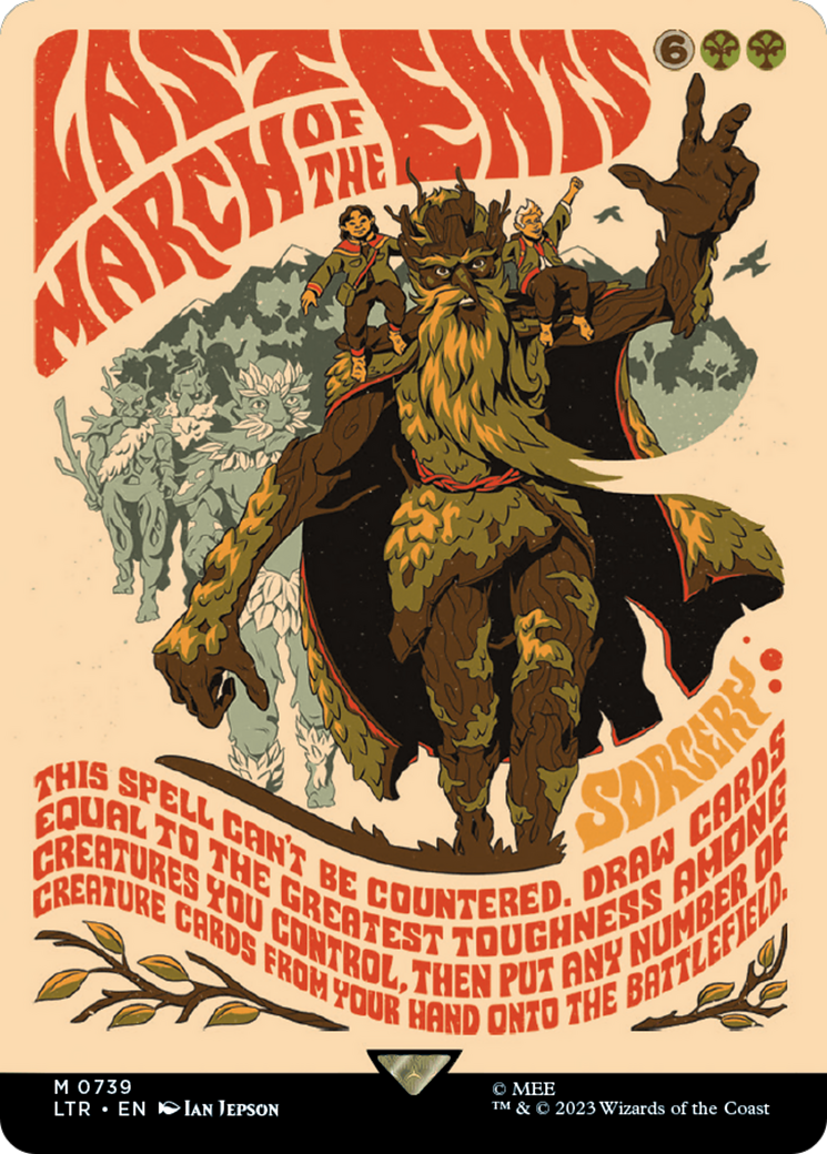Last March of the Ents (Borderless Poster) [The Lord of the Rings: Tales of Middle-Earth] Foil