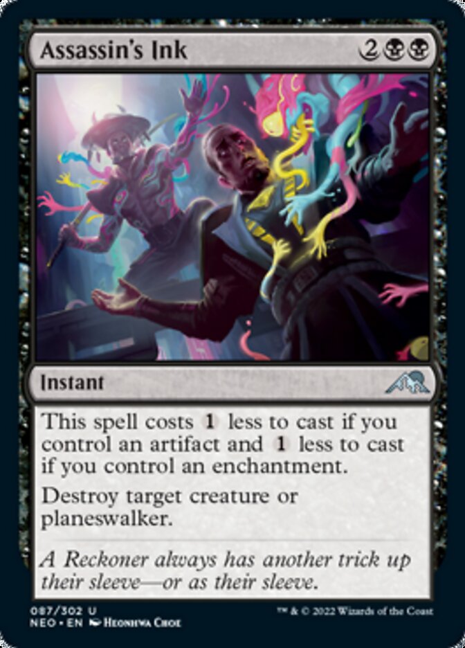 Assassin's Ink [Kamigawa: Neon Dynasty] Foil